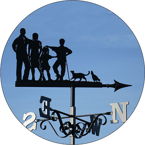 Family & friends weathervanes