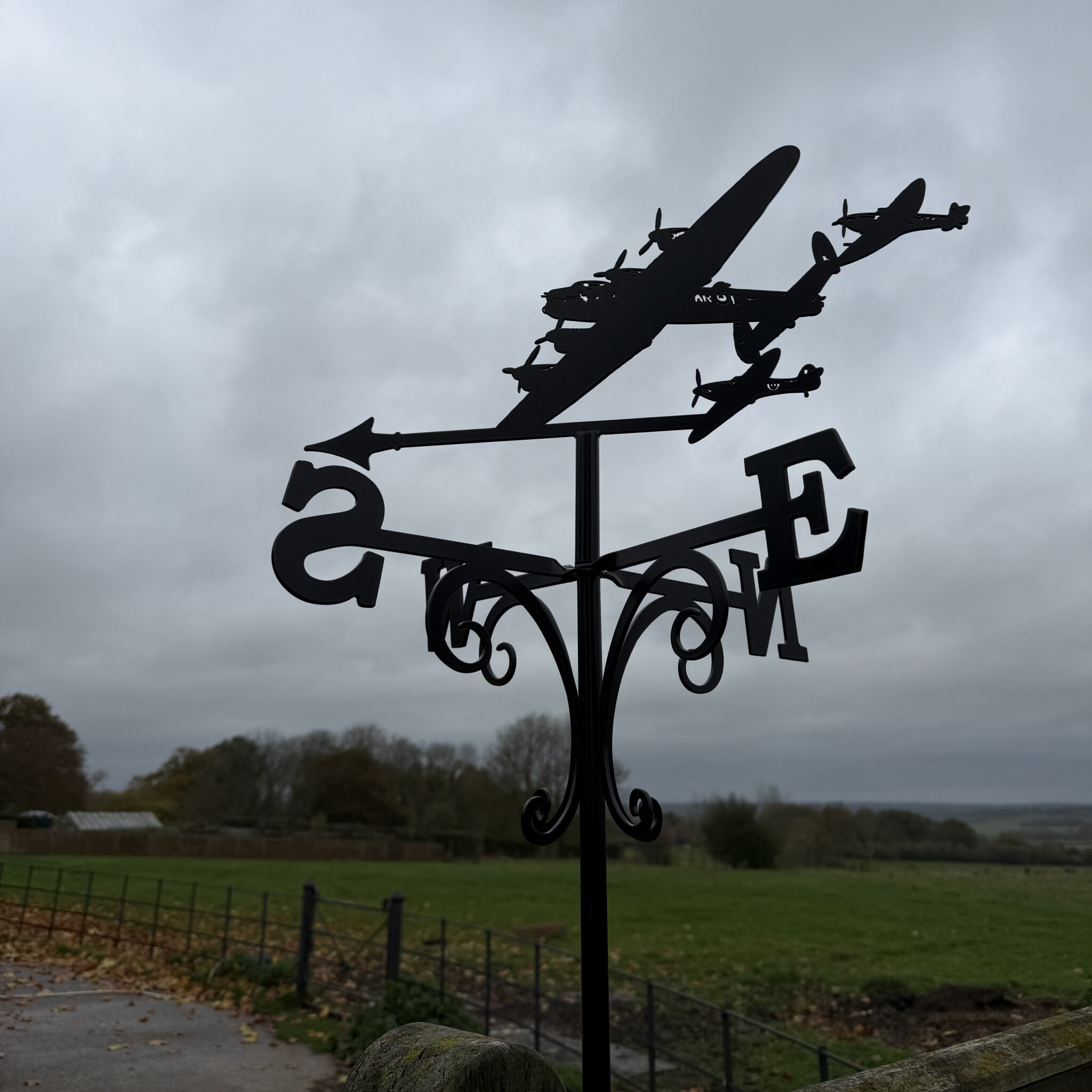 Battle Of Britain Memorial Flypass Weathervane - Laser Cut Build
