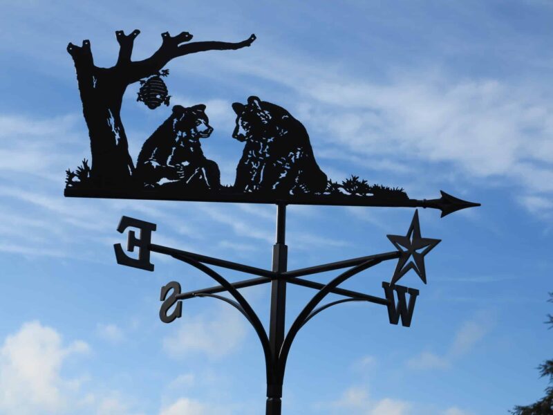 Bears & Bees Weathervane