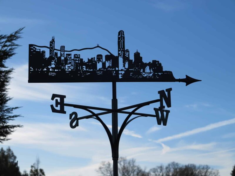 Hong Kong Skyline Weathervane
