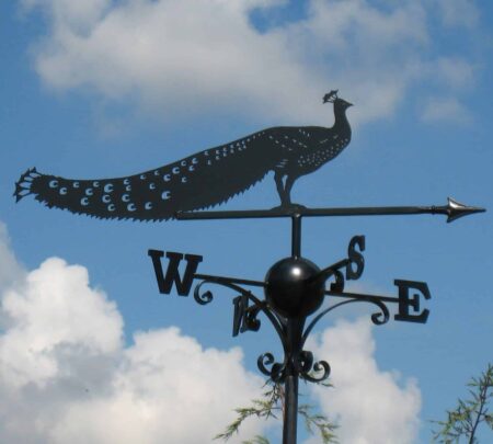 Peacock Standing Bird Weathervane 2