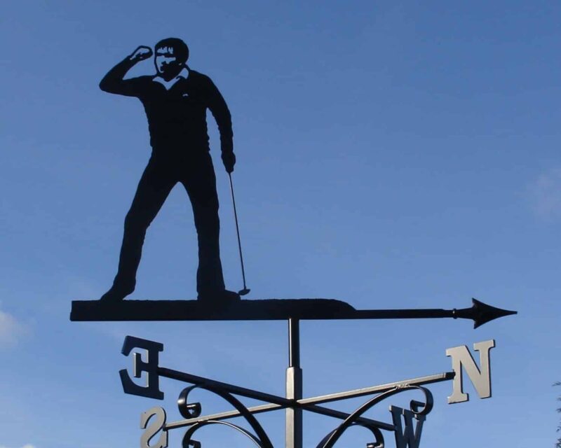 Seve Ballesteros Golfer Weathervane