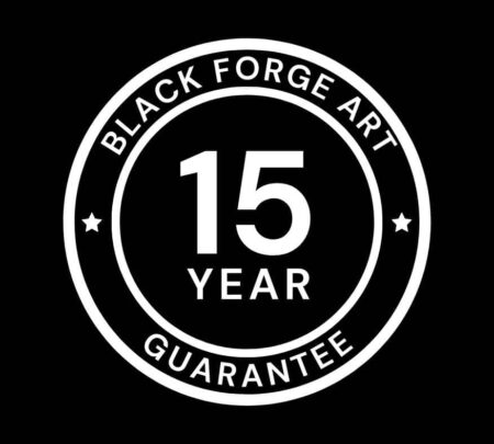 Black Forge Art Stainless Steel Collection 15 Year Guarantee logo