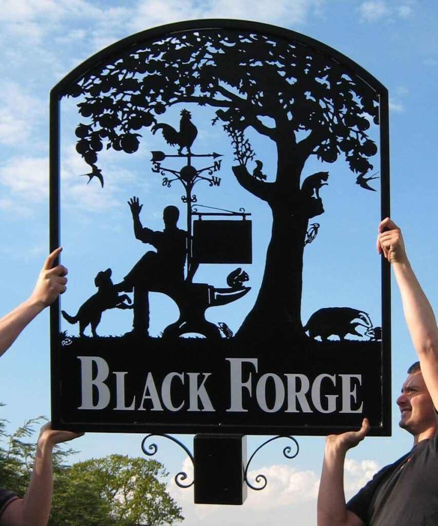 Black Forge Sign