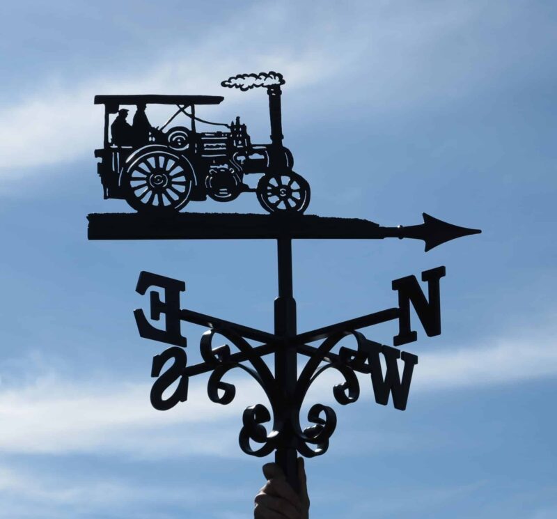 Steam Traction Engine Weathervane