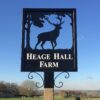 Single Stag Framed Sign