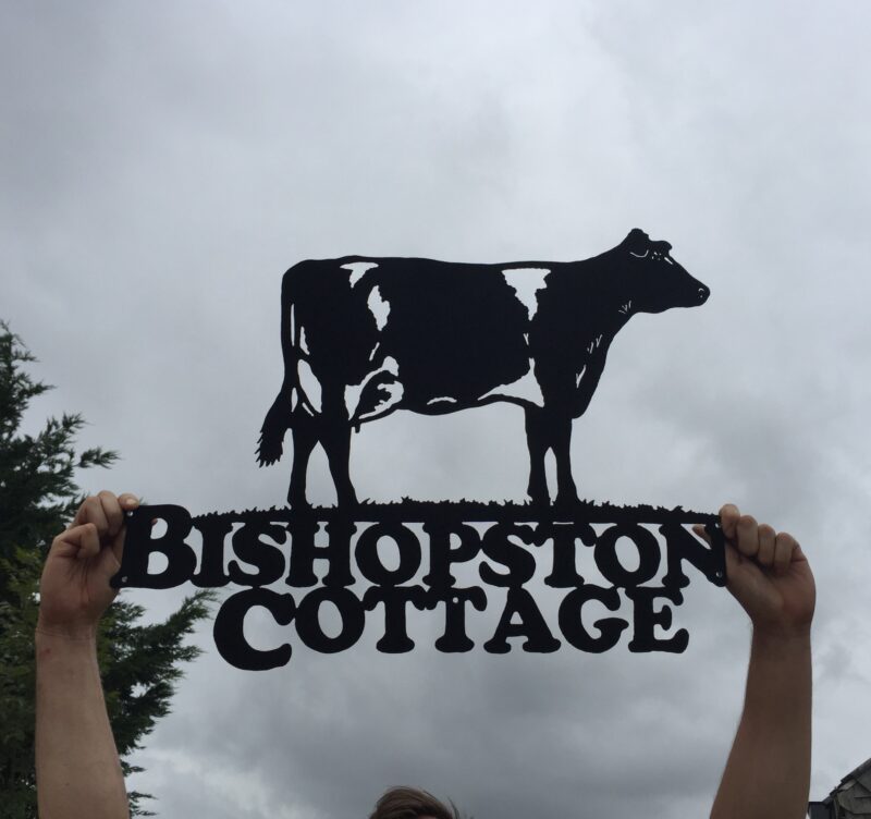 Dairy Cow Wall Art Plaque