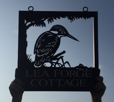 Kingfisher Framed Picture Sign