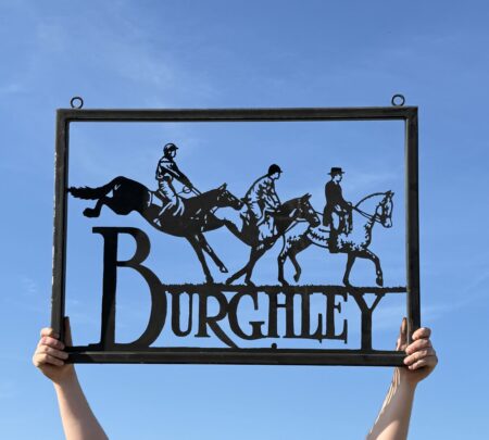 Ex-Display - Burghley Horse Trails Framed Sign 93cm x 66cm