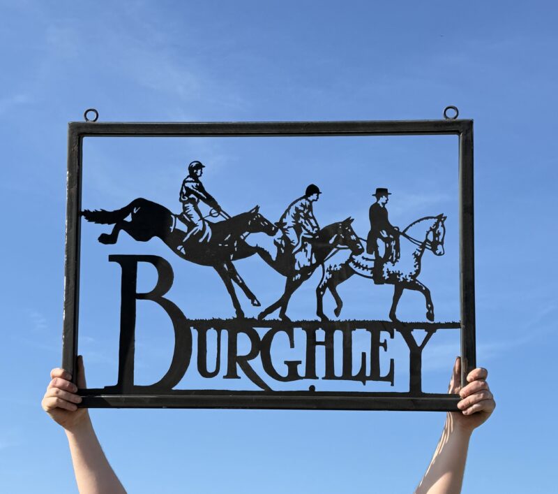 Ex-Display - Burghley Horse Trails Framed Sign 93cm x 66cm