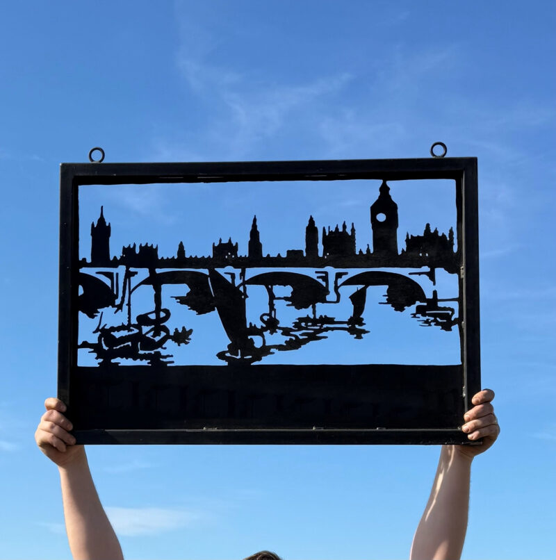 Ex-Display - Thames View Framed Sign 87cm x 58cm