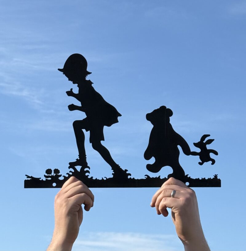 Ex-Display Wall Art - Christopher and Pooh 45cm x 32cm