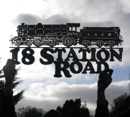 Train Wall Art Plaque