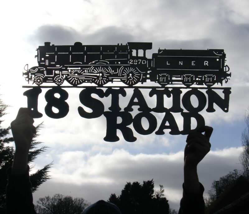 Train Wall Art Plaque
