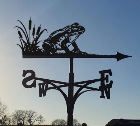 Frog And Reeds Weathervane