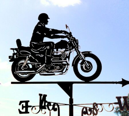 Harley Davidson Bike Weathervane