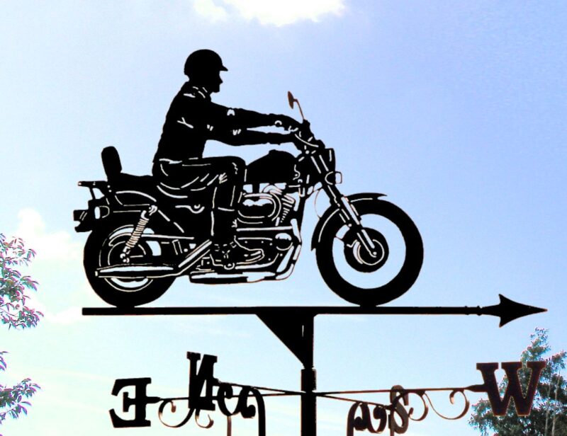 Harley Davidson Bike Weathervane