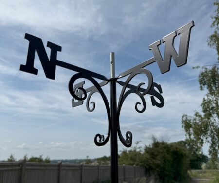 Laser Cut Weathervane Cross Style