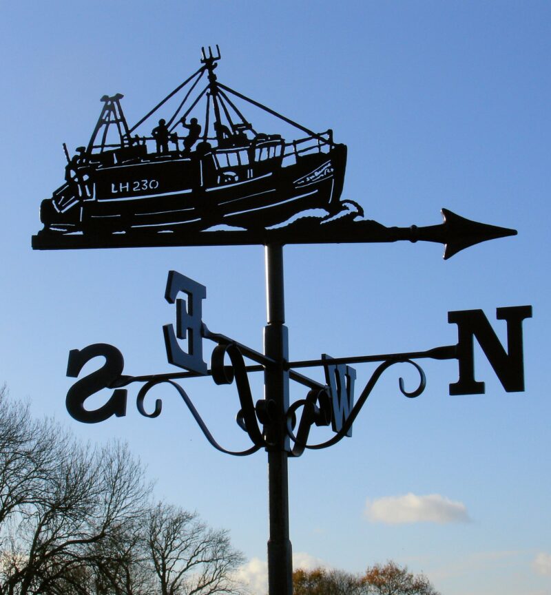 Traditional Fishing Boat Weathervane