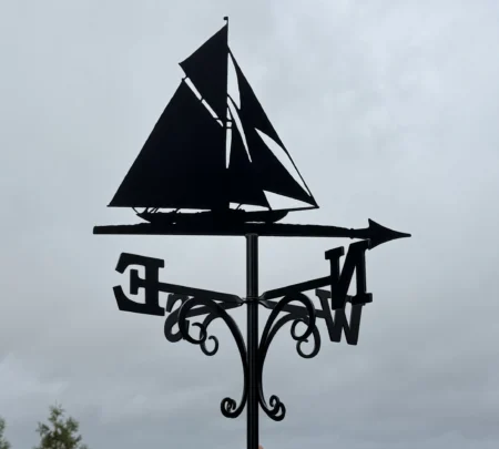 HMY Britannia Royal Cutter Yacht Weathervane - Laser Cut Build
