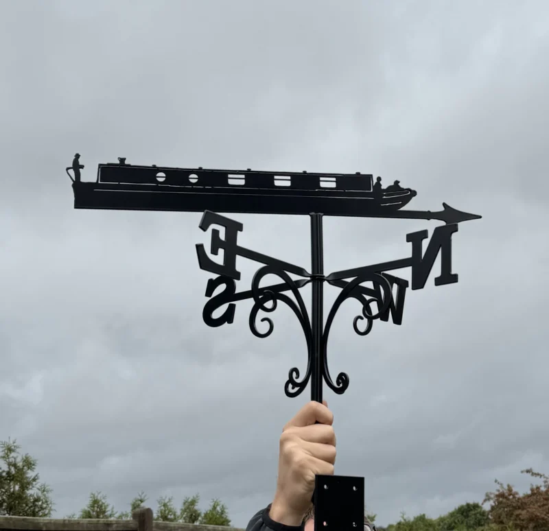 Narrowboat Weathervane - Laser Cut Build