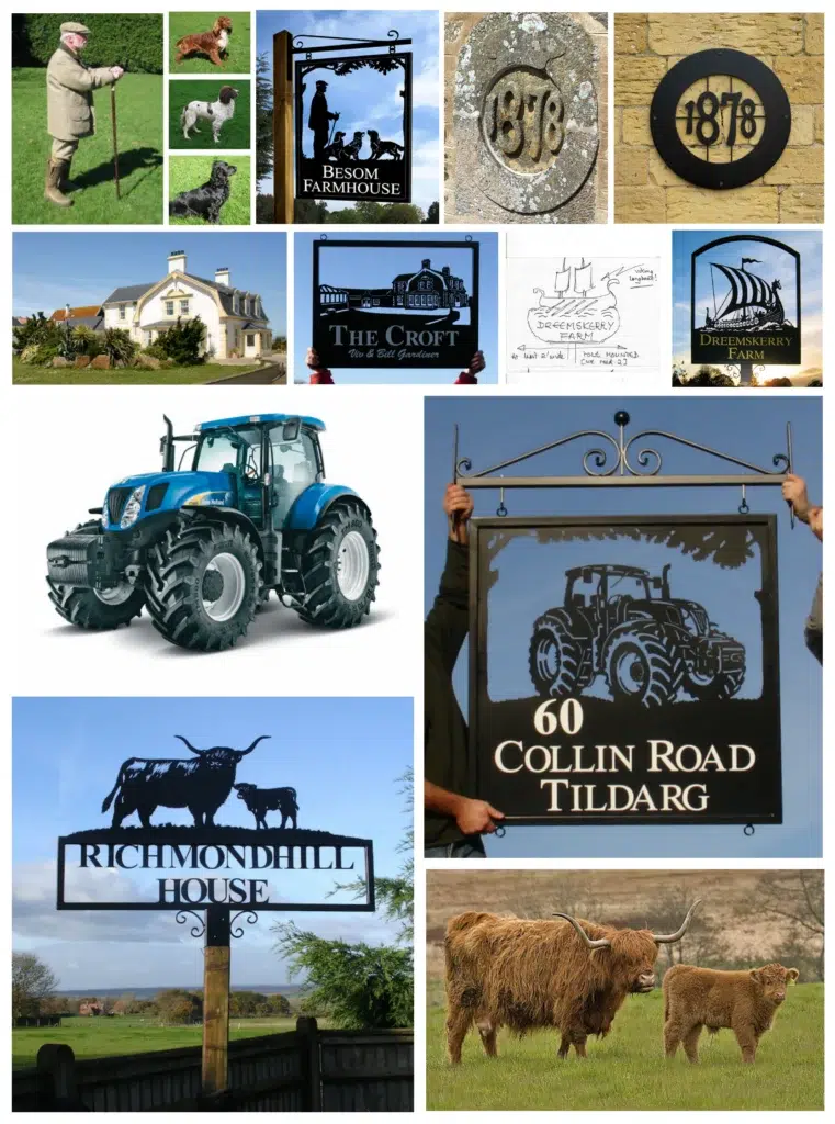 Personalised Metal Laser Cut Custom Signs