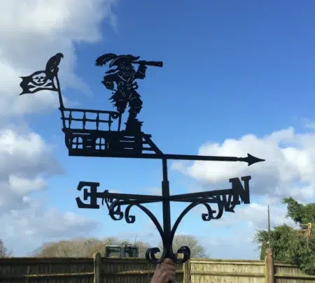 Pirate On Poop Deck Weathervane