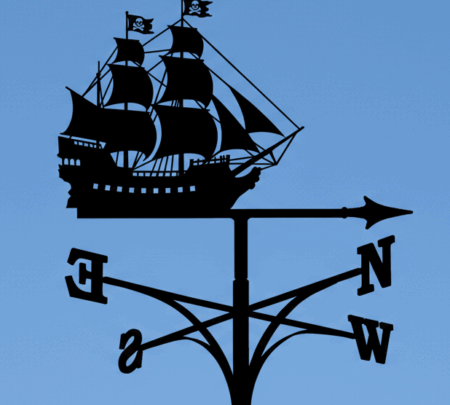 Pirate Ship Weathervane