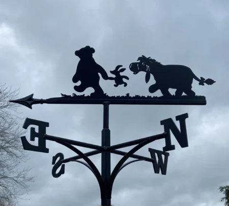Pooh Piglet and Eyore Weathervane