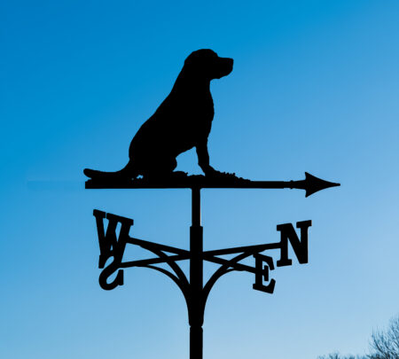 Sitting Labrador Weathervane