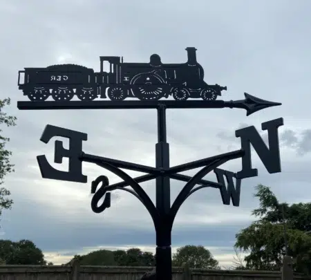 Train Locomotive Weathervane