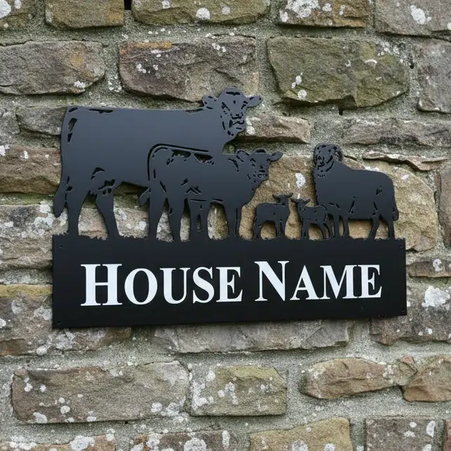 Wall Plaque With Vinyl Lettering