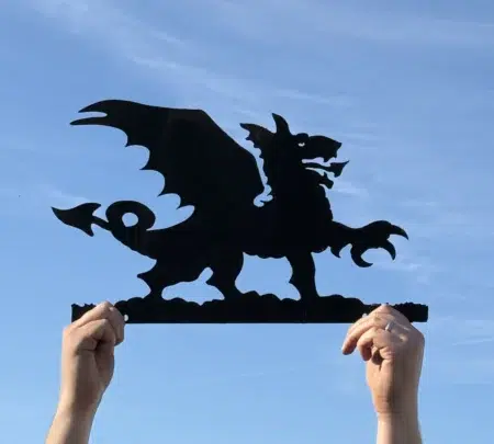 Welsh Dragon Wall Art Plaque