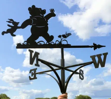 Winnie The Pooh and Piglet Butterfly Weathervane