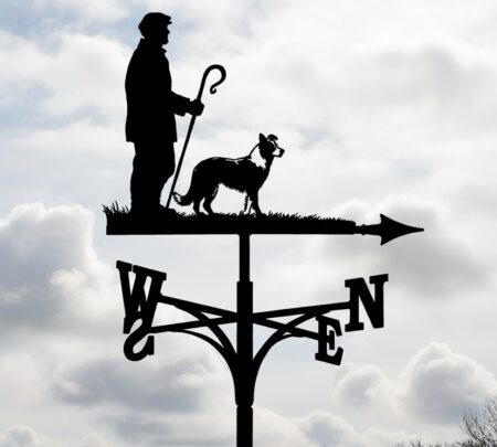 Shepherd and Collie Dog Weathervane
