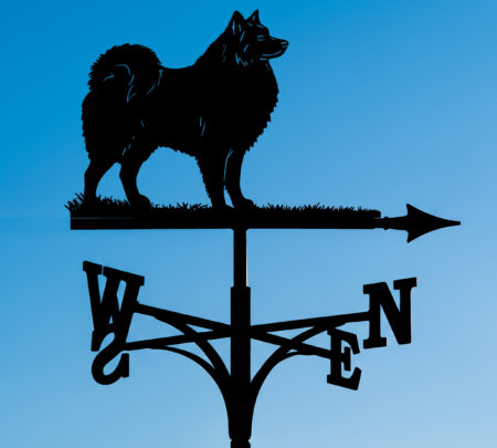 Spitz Dog Weathervane Blue Sky