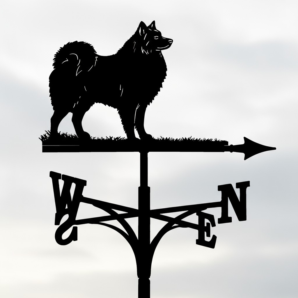 Spitz Dog Weathervane