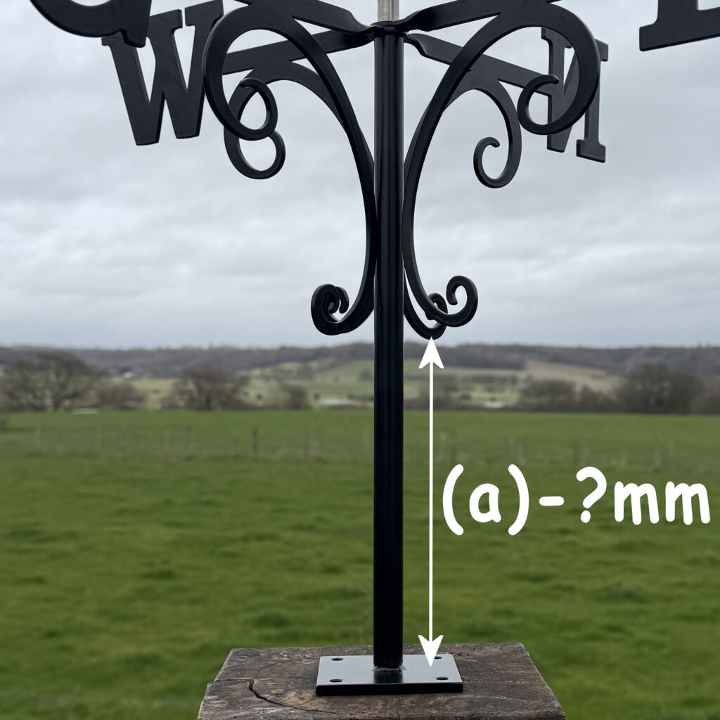 Flat Laser Cut Build Weathervane Bracket - Bespoke