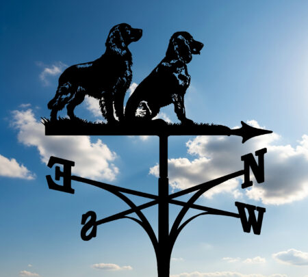 Pair Of Cocker Spaniels Weathervane