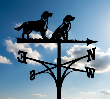 Pair Of Spaniels Weathervane